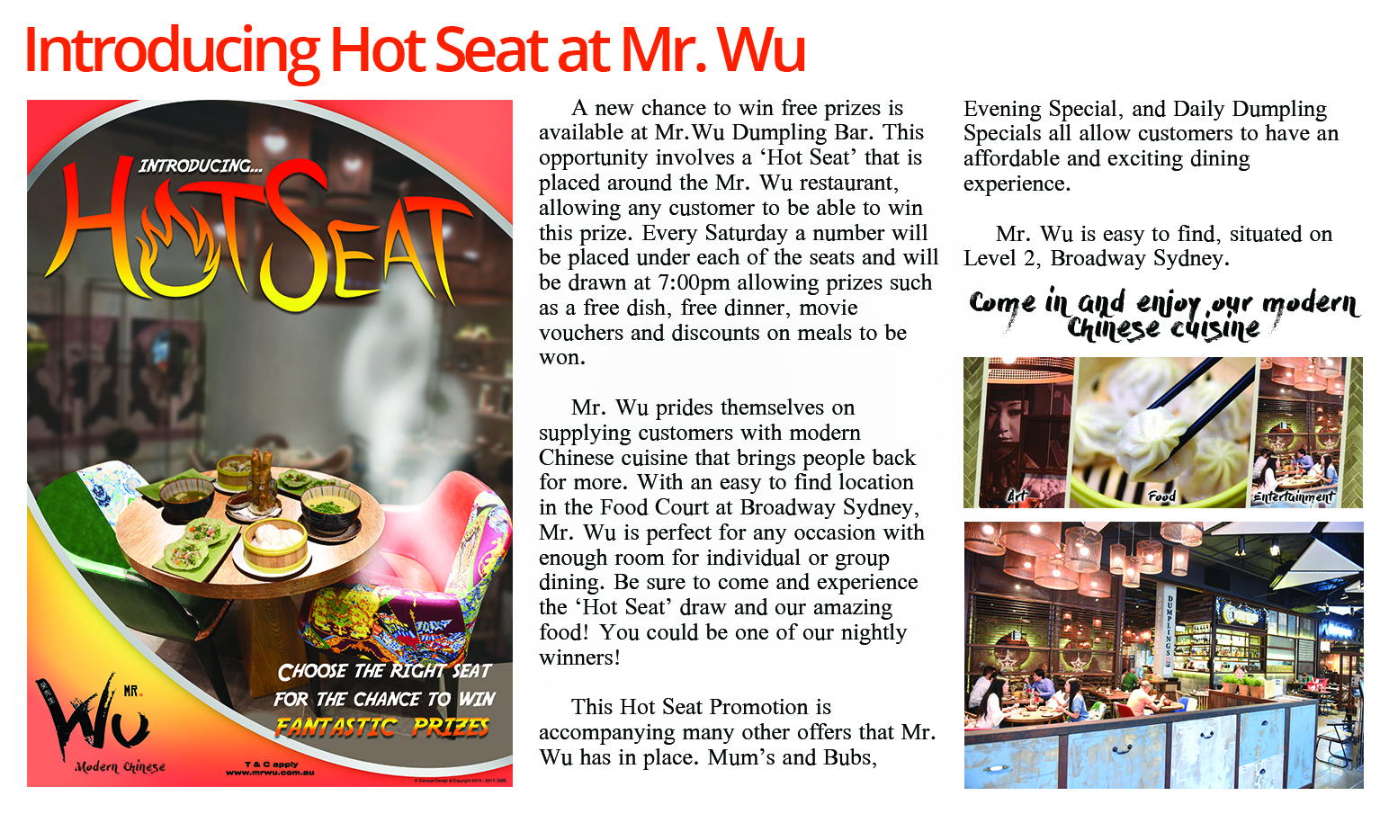 Hot Seat Mr. Wu
