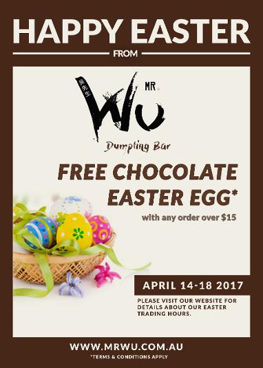 Free Easter Egg - Mr. Wu Promotion